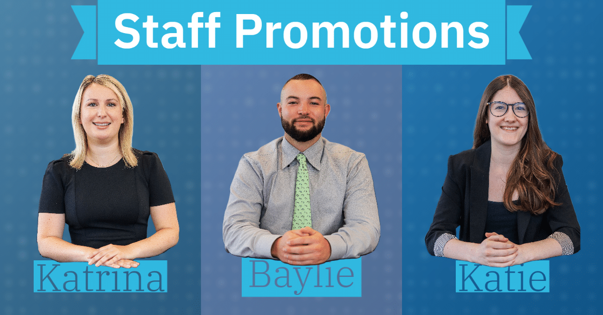 Staff Promotions!
